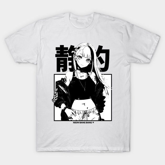 Minimalist Anime Streetwear T-Shirt by Neon Bang Bang